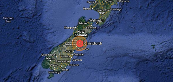 Christ Church Earthquake 2010, September