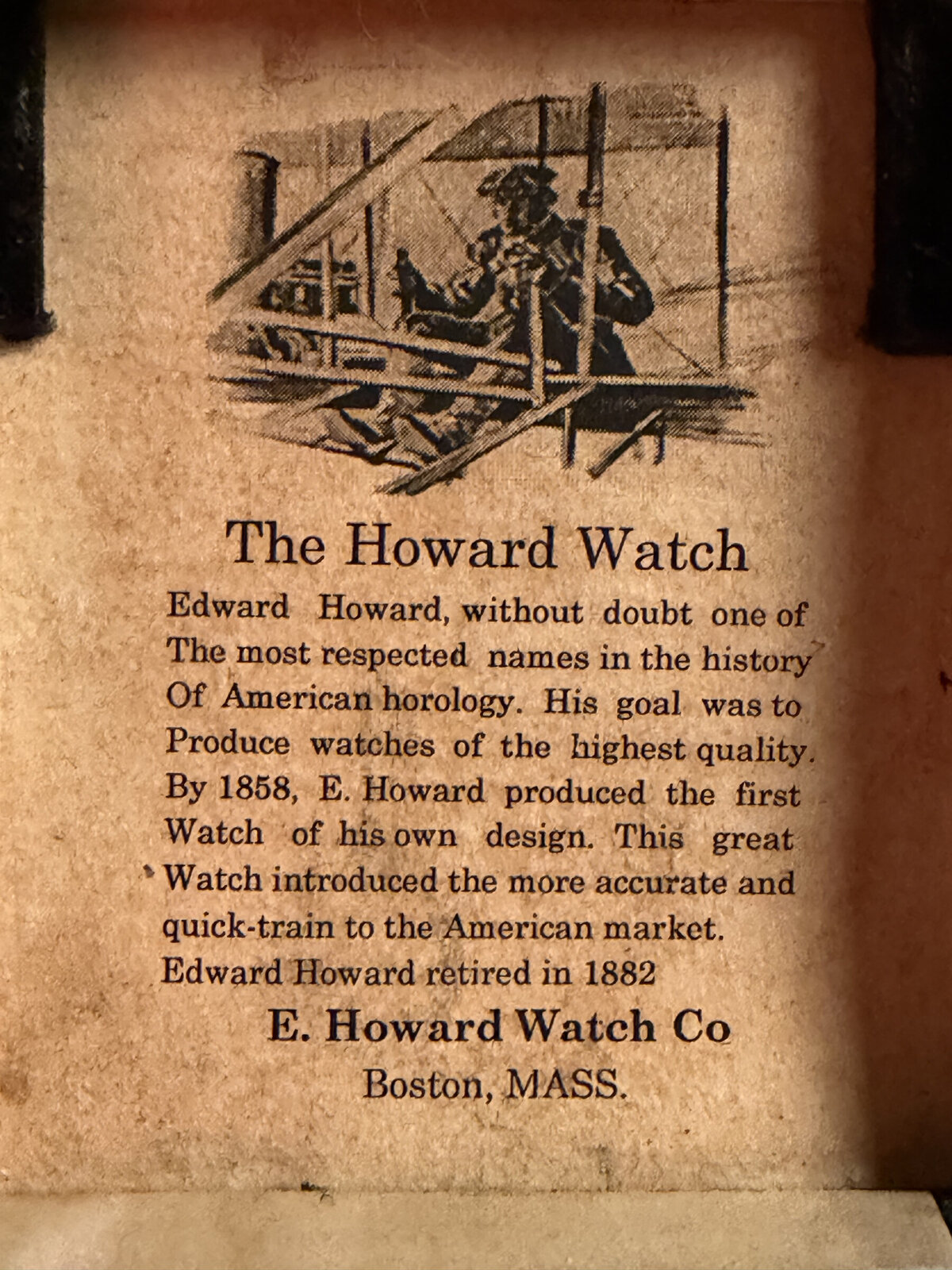 Howard Co Pocket Watch · c. 1913