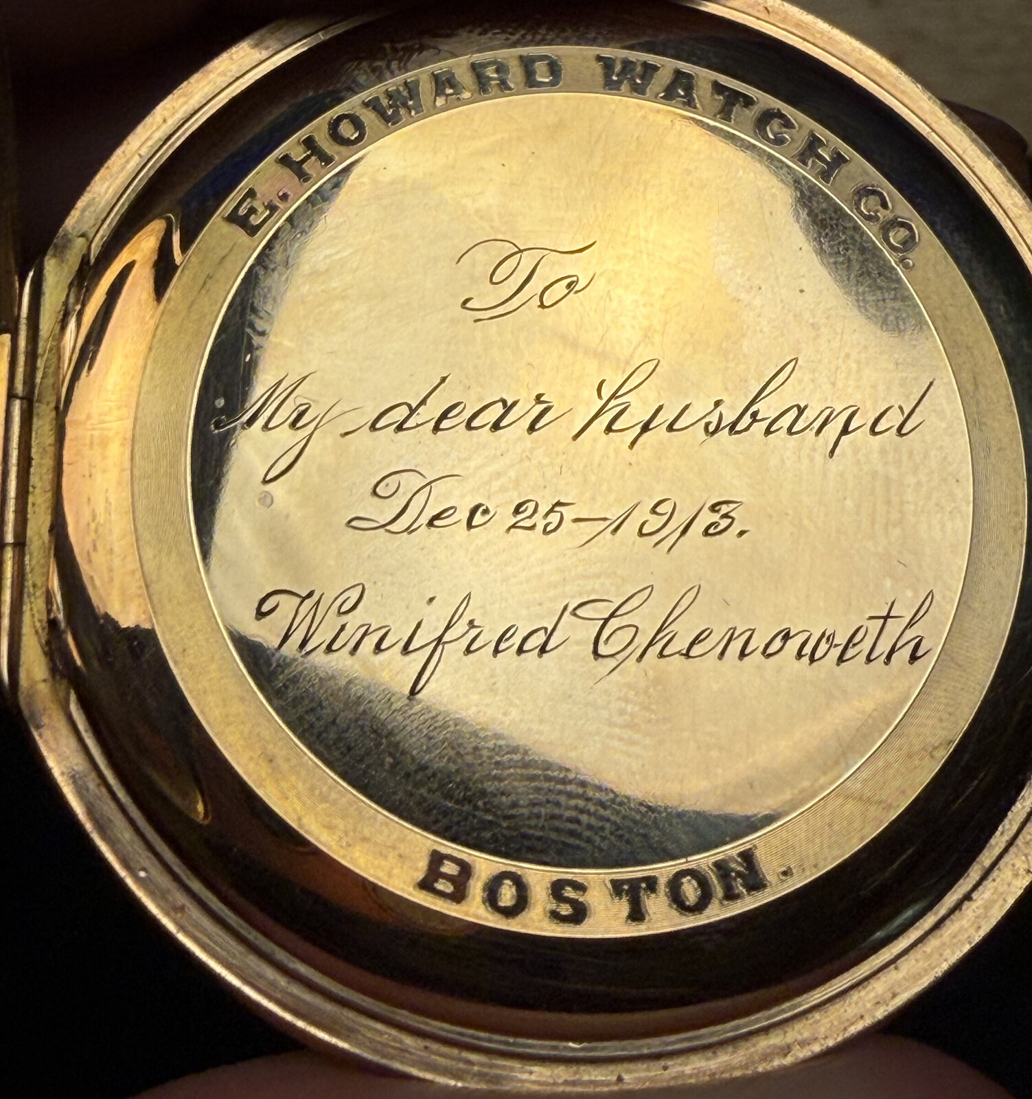 Howard Co Pocket Watch · c. 1913